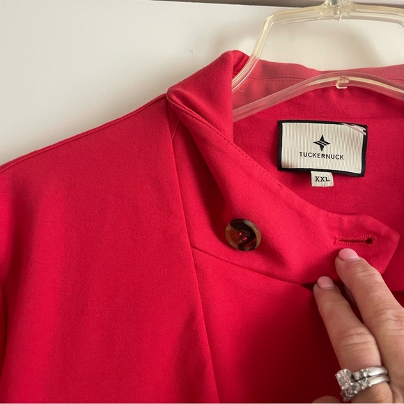 Tuckernuck Emerson Poppy Red Ponte Dress Size XXL - Picture 7 of 13